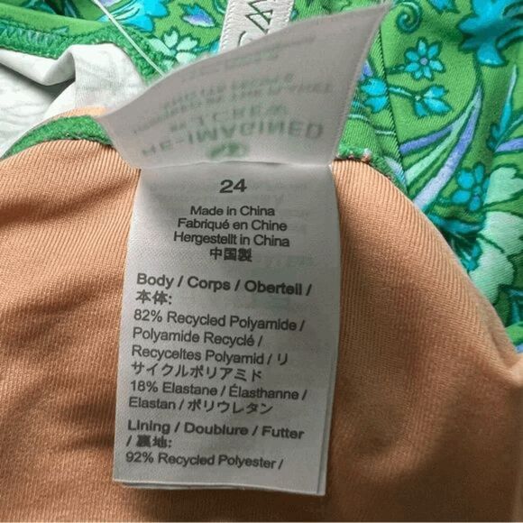 J Crew NWT size 24 one-shoulder swimsuit plus size - Picture 10 of 15